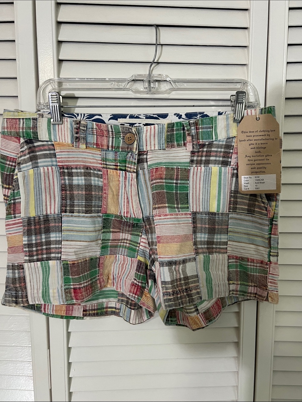 Tailor Vintage Patchwork Shorts🎉